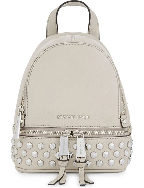 michael kors rhea slim backpack cement|Michael Kors rhea.